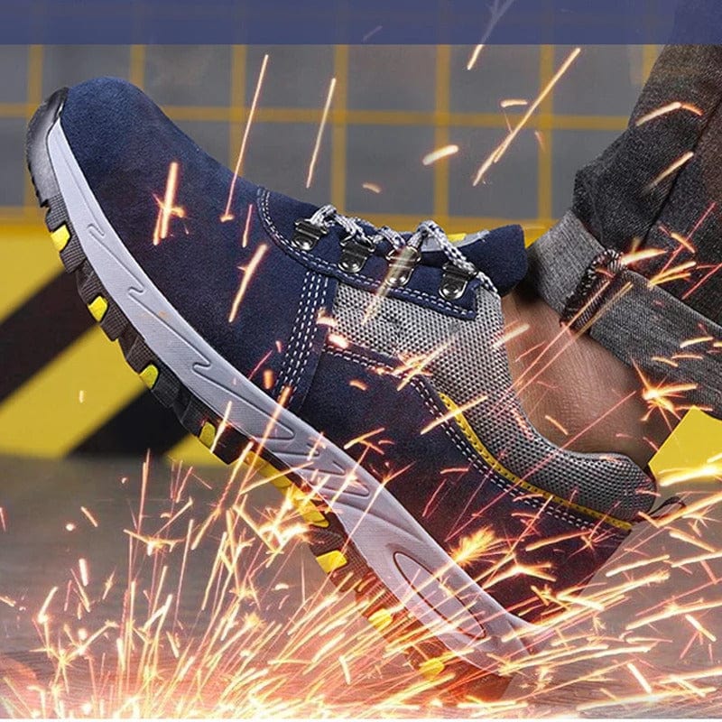 LM | Leather boots with steel toe cap and iron protection