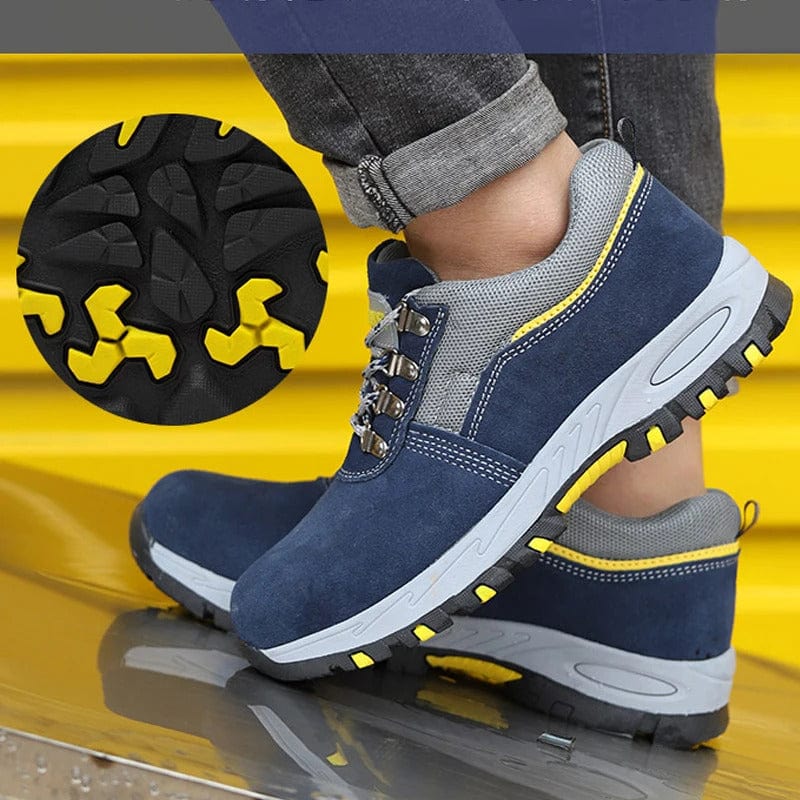 LM | Leather boots with steel toe cap and iron protection