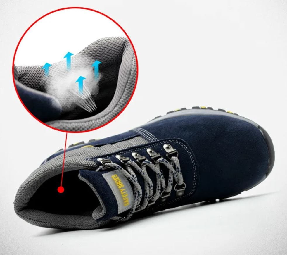 LM | Leather boots with steel toe cap and iron protection