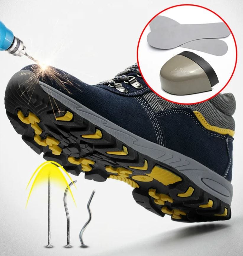LM | Leather boots with steel toe cap and iron protection
