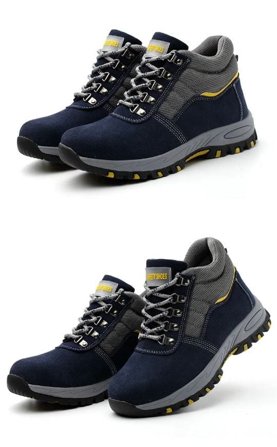 LM | Leather boots with steel toe cap and iron protection