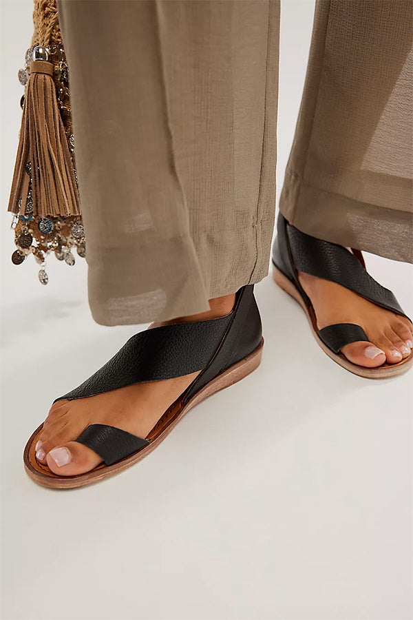 LD | Teenring Gesp plaat sandalen
