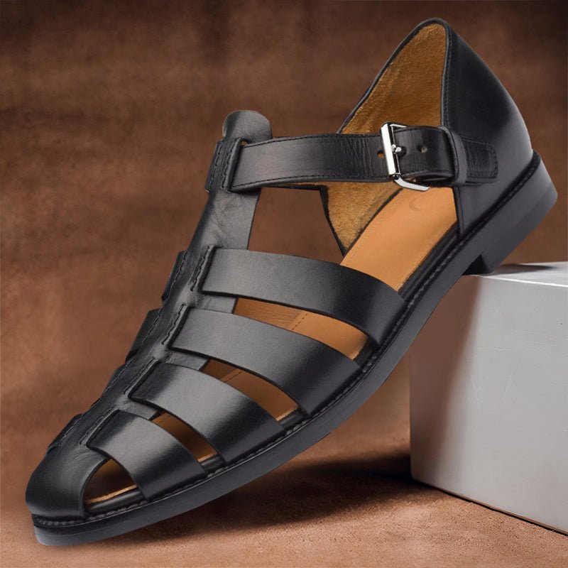 LD | holle gesp Romeinse sandalen