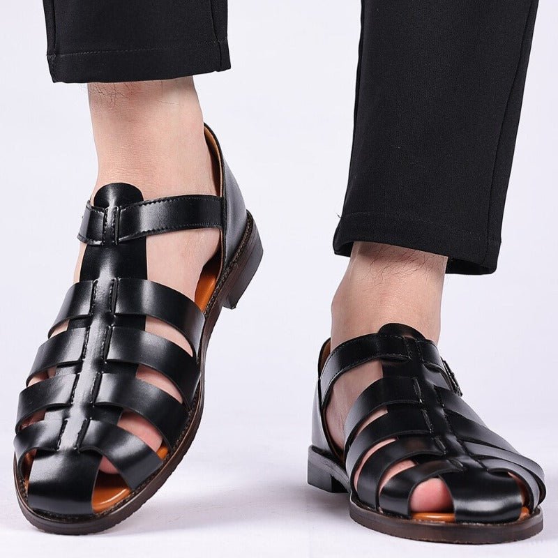 LD | holle gesp Romeinse sandalen