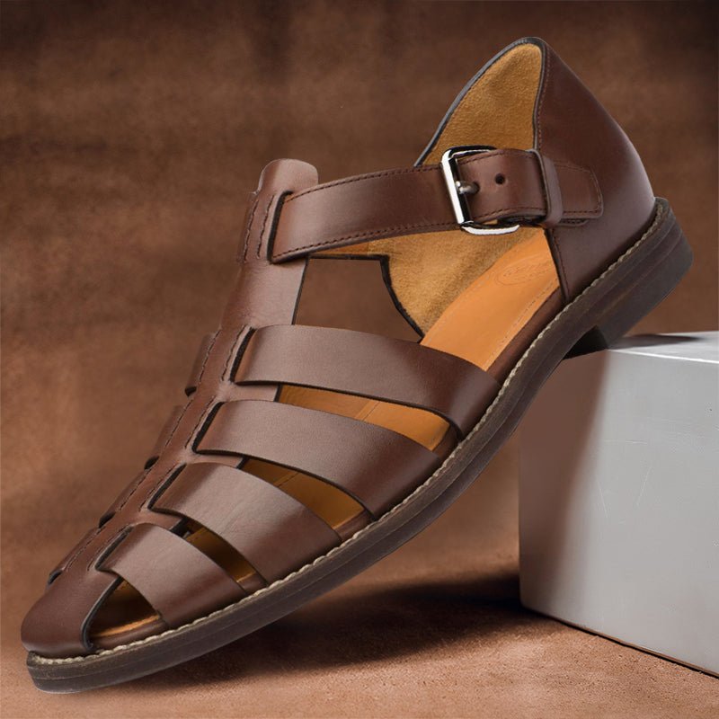 LD | holle gesp Romeinse sandalen