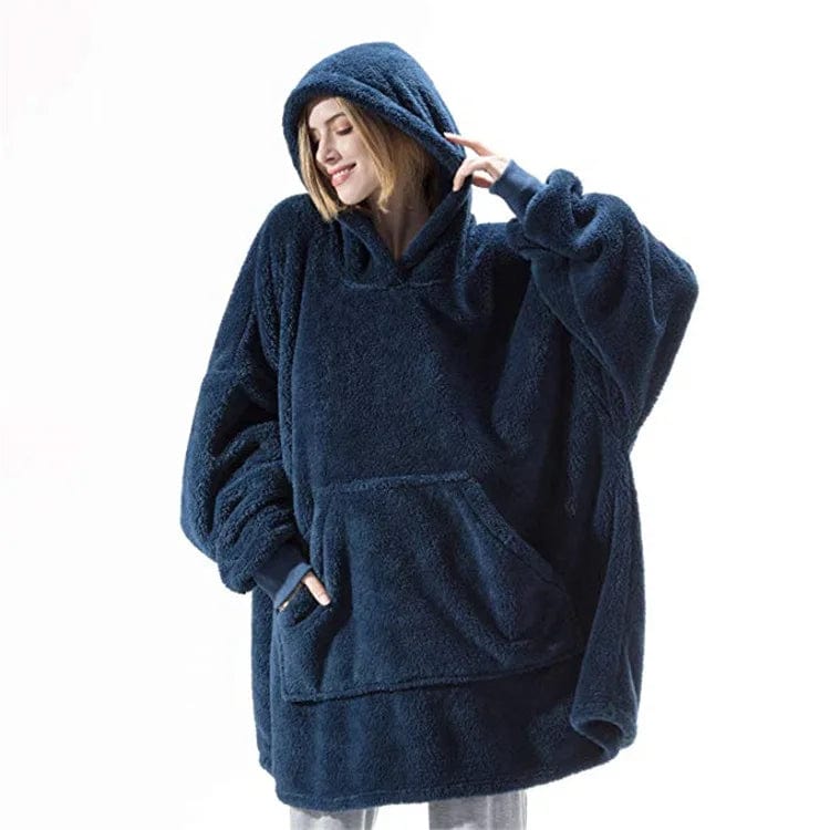 LD | Grote fleece trui met capuchon