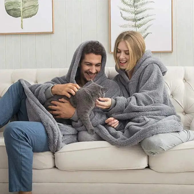 LD | Grote fleece trui met capuchon