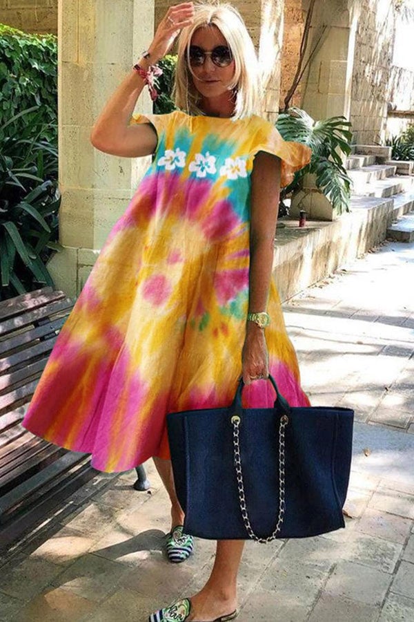 TS | Beautiful flared dress with sweet print