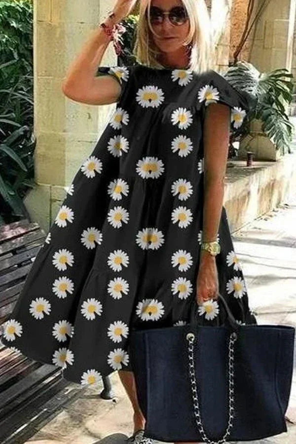 TS | Beautiful flared dress with sweet print