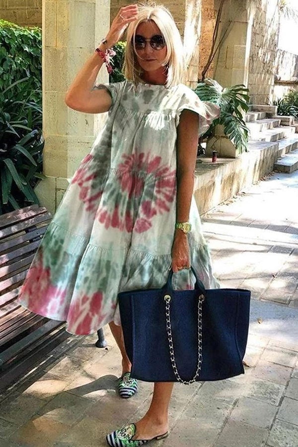 TS | Beautiful flared dress with sweet print