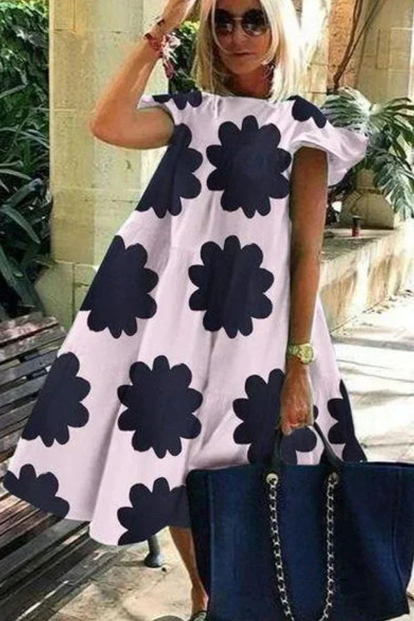 TS | Beautiful flared dress with sweet print