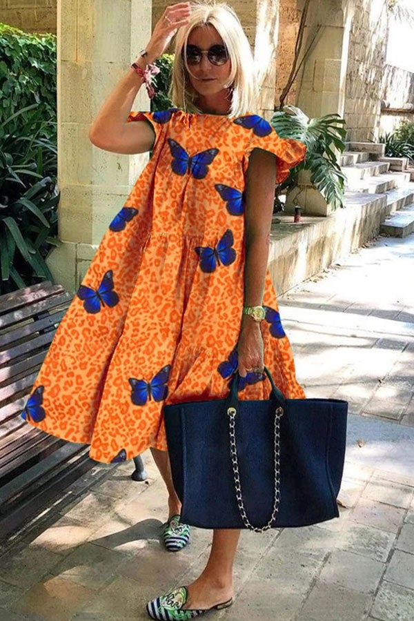 TS | Beautiful flared dress with sweet print