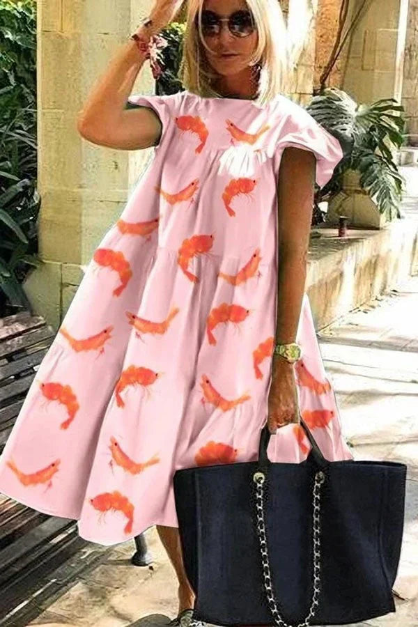 TS | Beautiful flared dress with sweet print