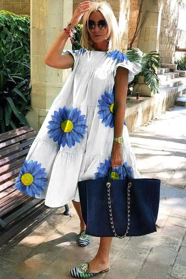 TS | Beautiful flared dress with sweet print