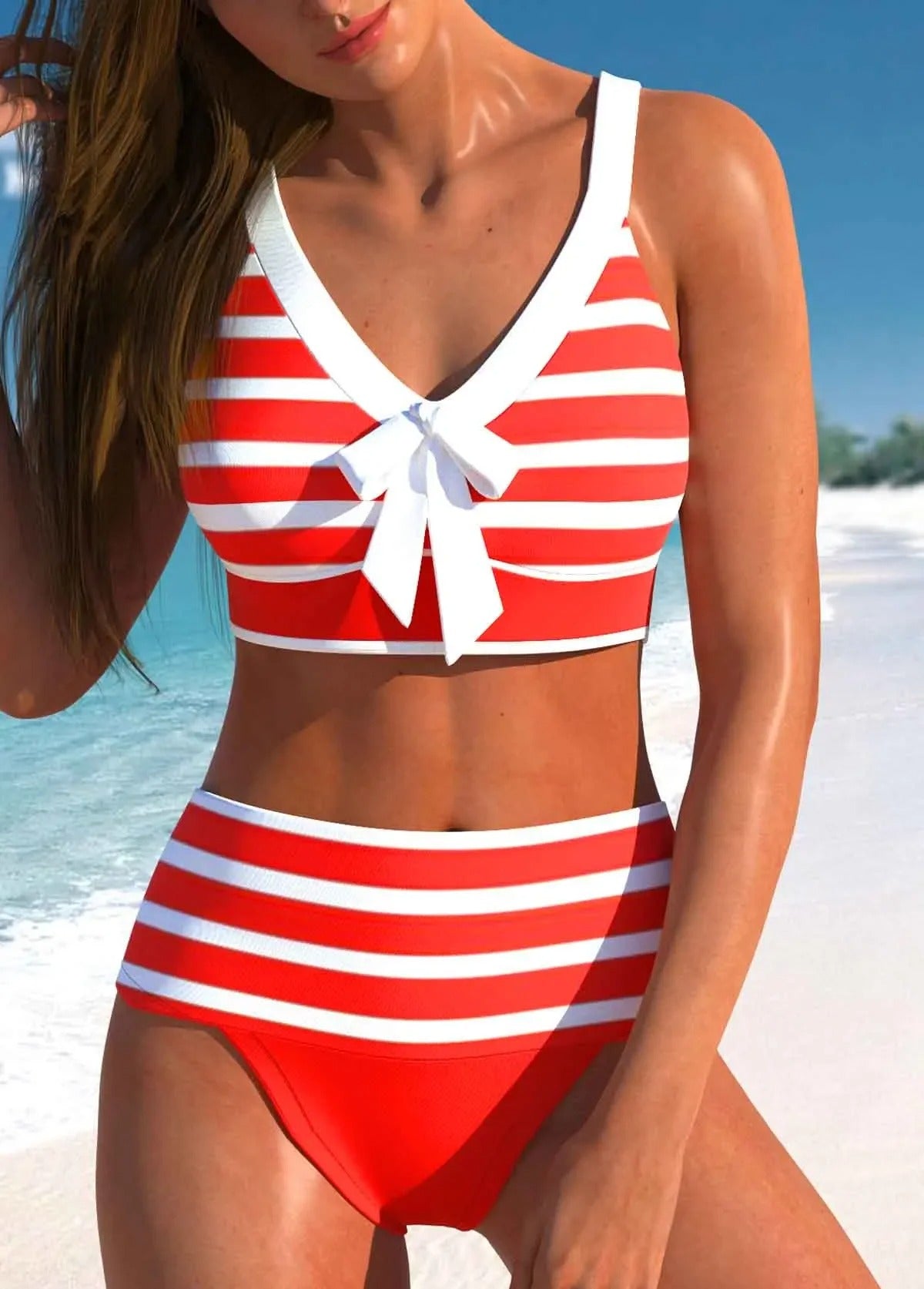 LM | Elegant colorful summer bikini