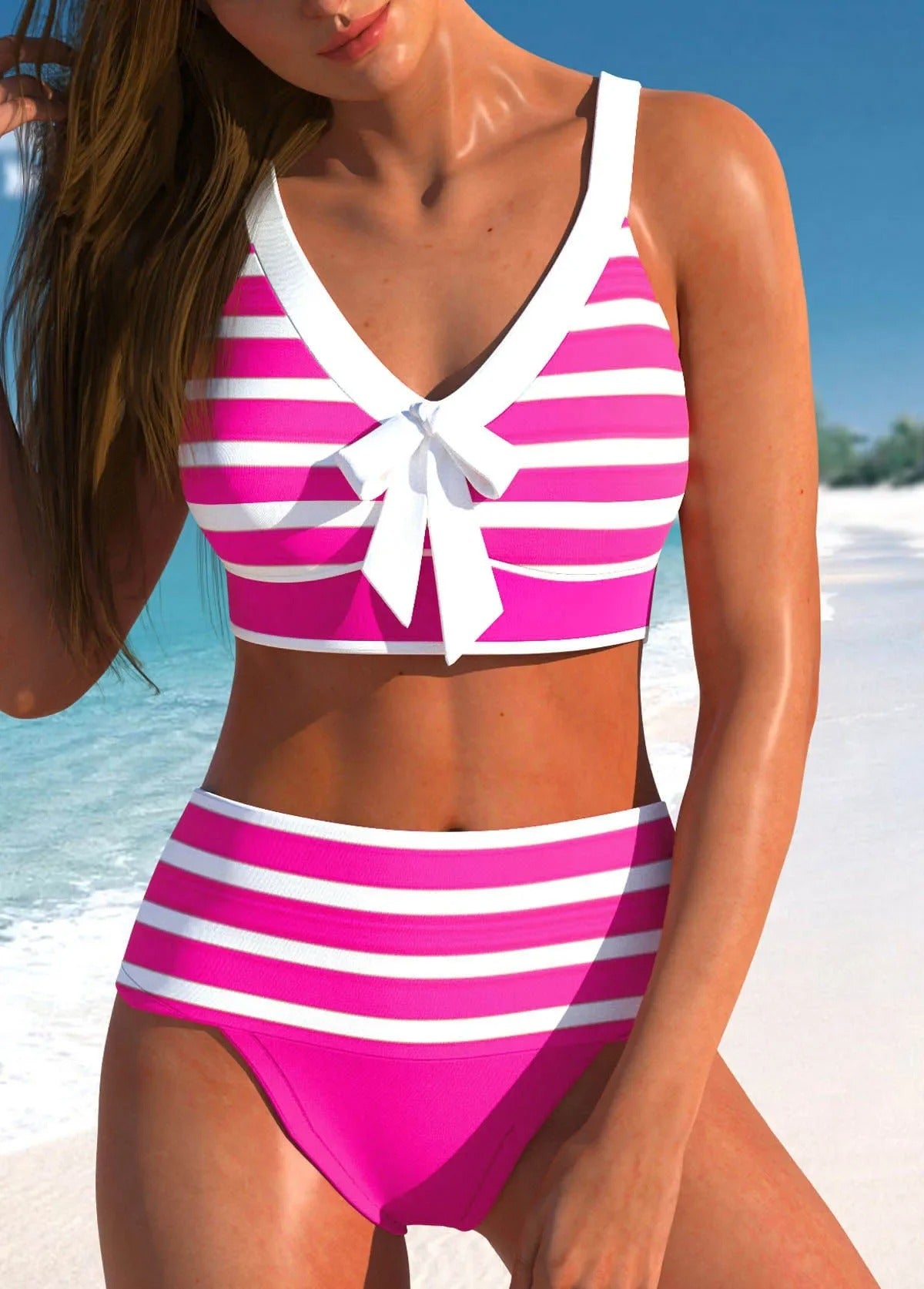 LM | Elegant colorful summer bikini
