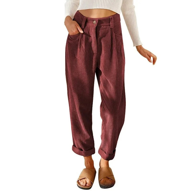 LM | Pants with high waist and wide leg