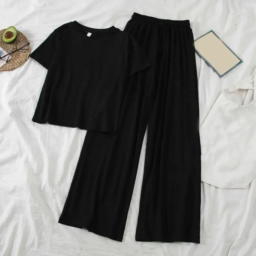 LD | T-shirt en broek met ronde hals
