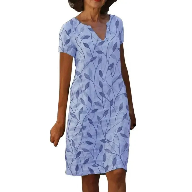 LM | Printed midi dress