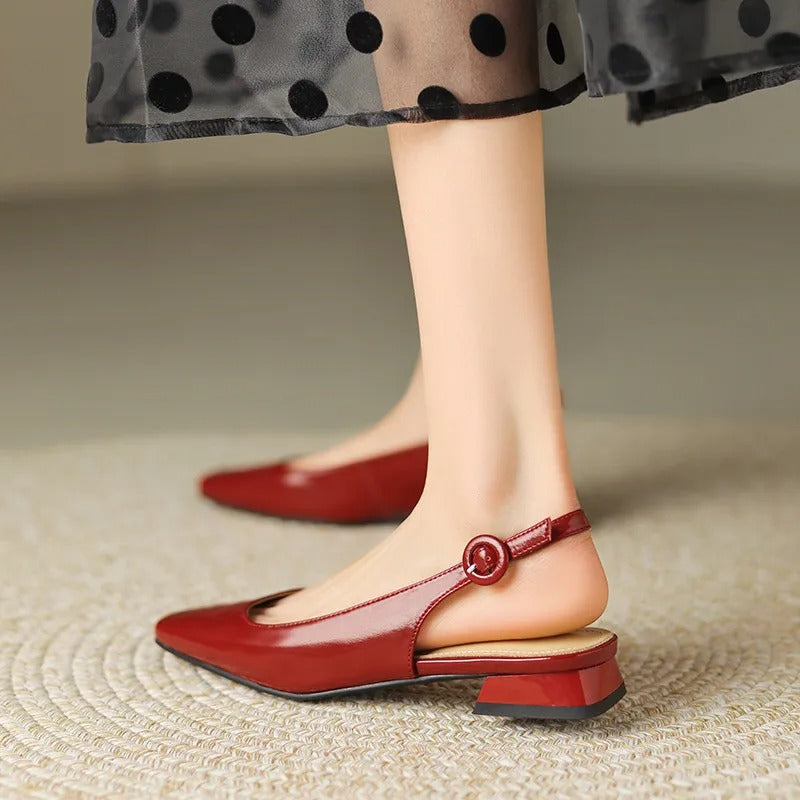 LM | Elegant slingback flats