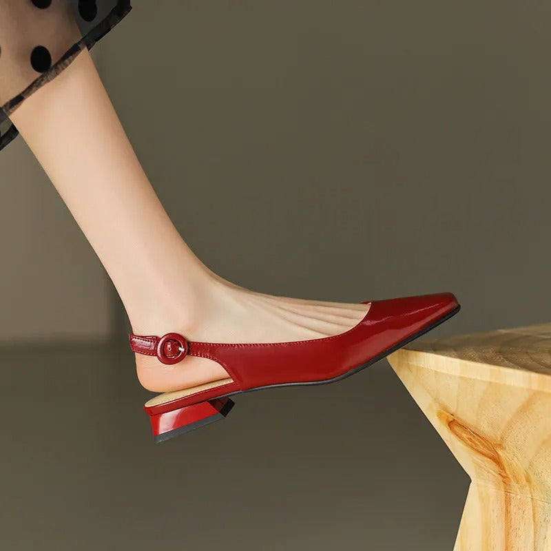 LM | Elegant slingback flats