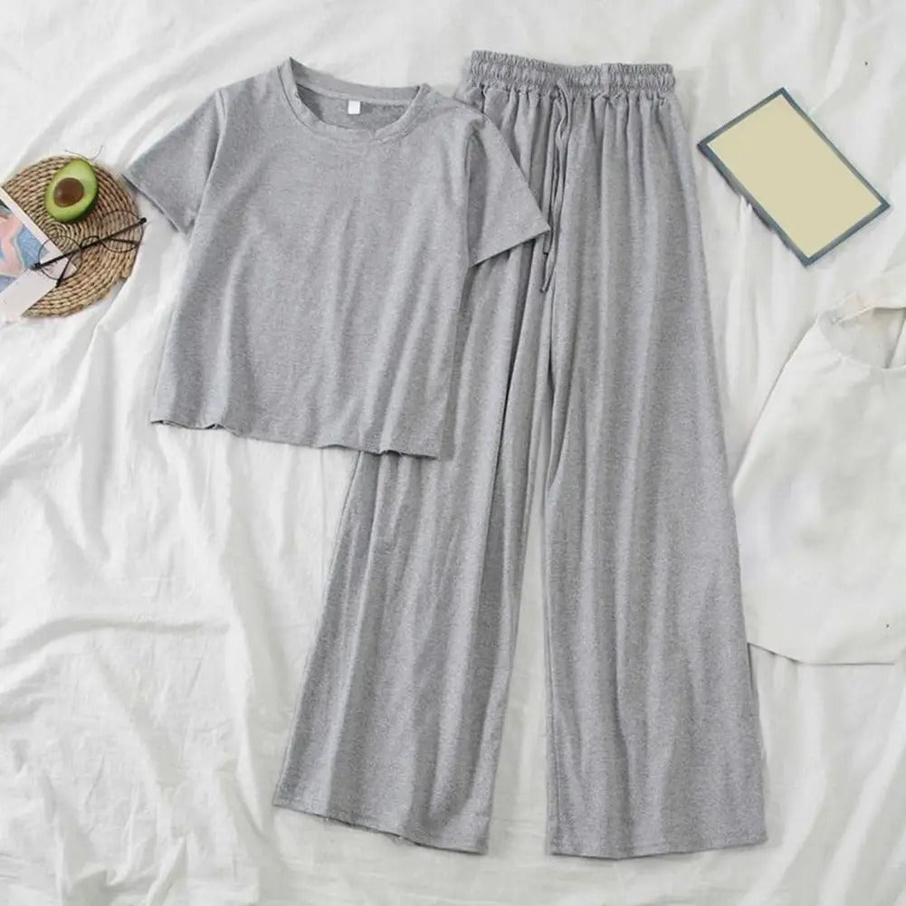 LD | T-shirt en broek met ronde hals