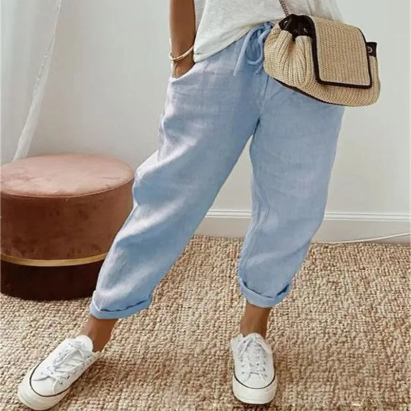 LM | Boho cotton summer pants