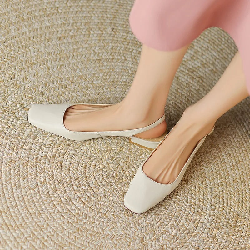 LM | Elegant slingback flats