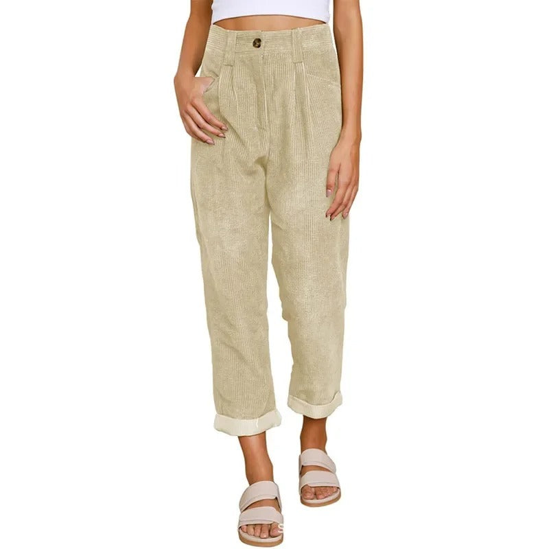 LM | Pants with high waist and wide leg