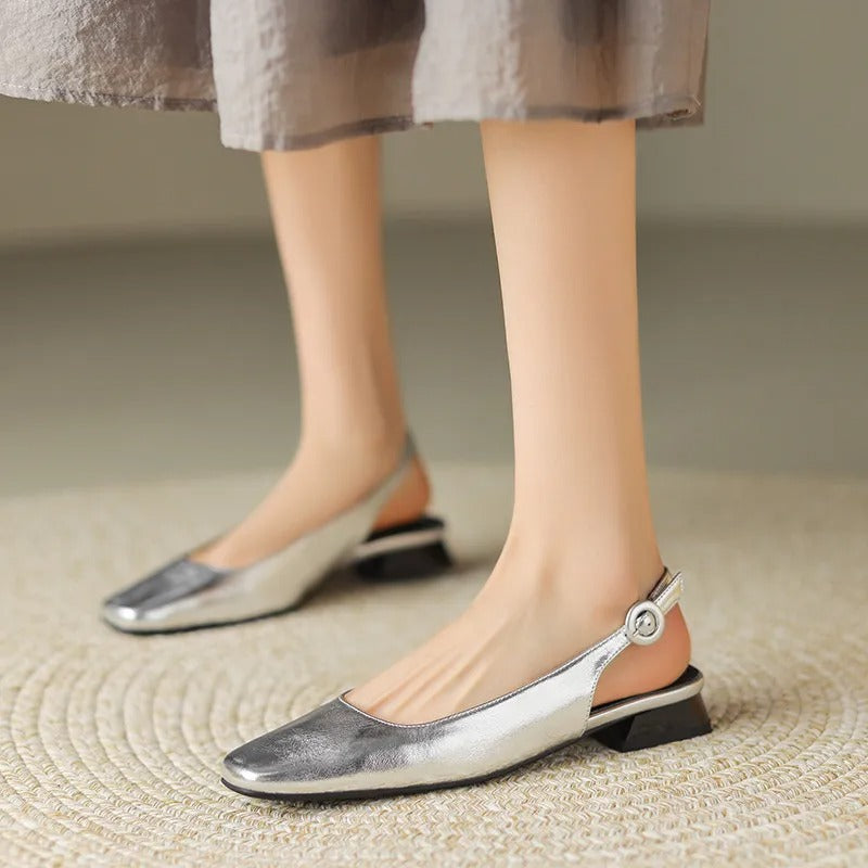 LM | Elegant slingback flats