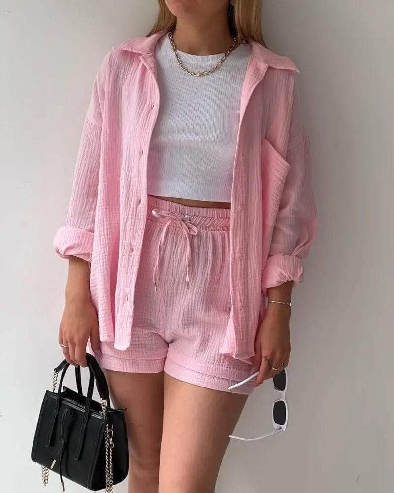 LD Trend - Luchtig shirt en comfortabele broek - perfect voor warme dagen