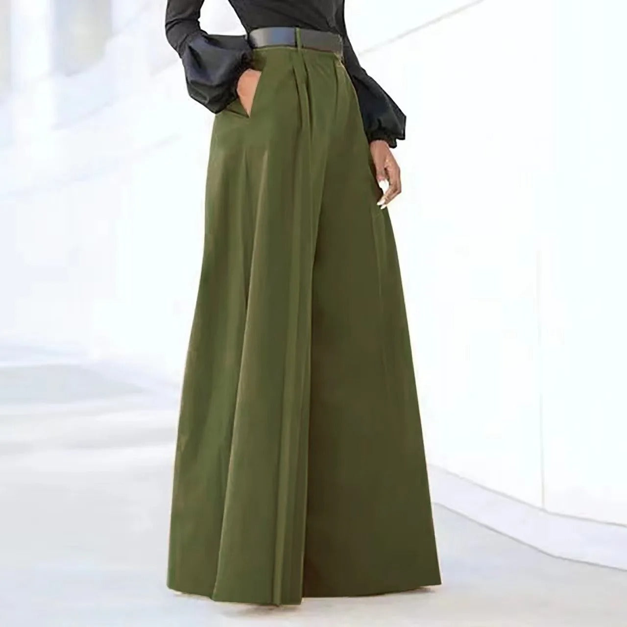 LM | Wide-cut ladies' trousers