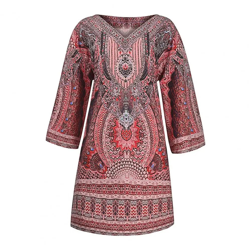 LM | Boho Loose Mini Dress