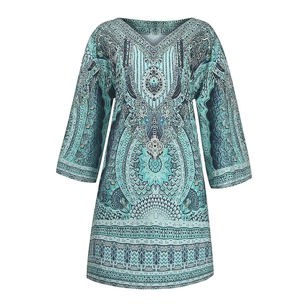 LM | Boho Loose Mini Dress