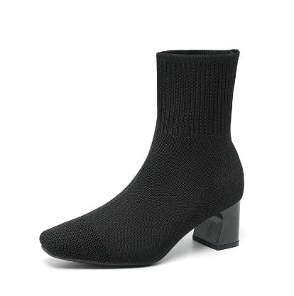 LM | Non-slip knitted boots with rubber sole 2024