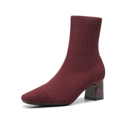 LM | Non-slip knitted boots with rubber sole 2024