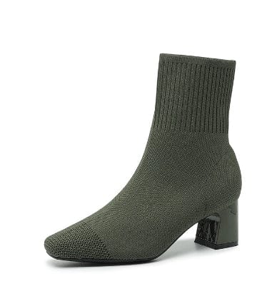 LM | Non-slip knitted boots with rubber sole 2024