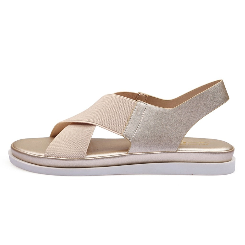 LD | Comfortabele minimalistische platte sandalen