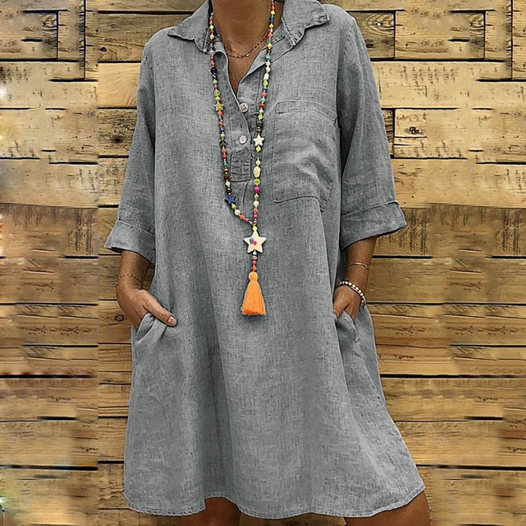 LM | Casual blouse dress