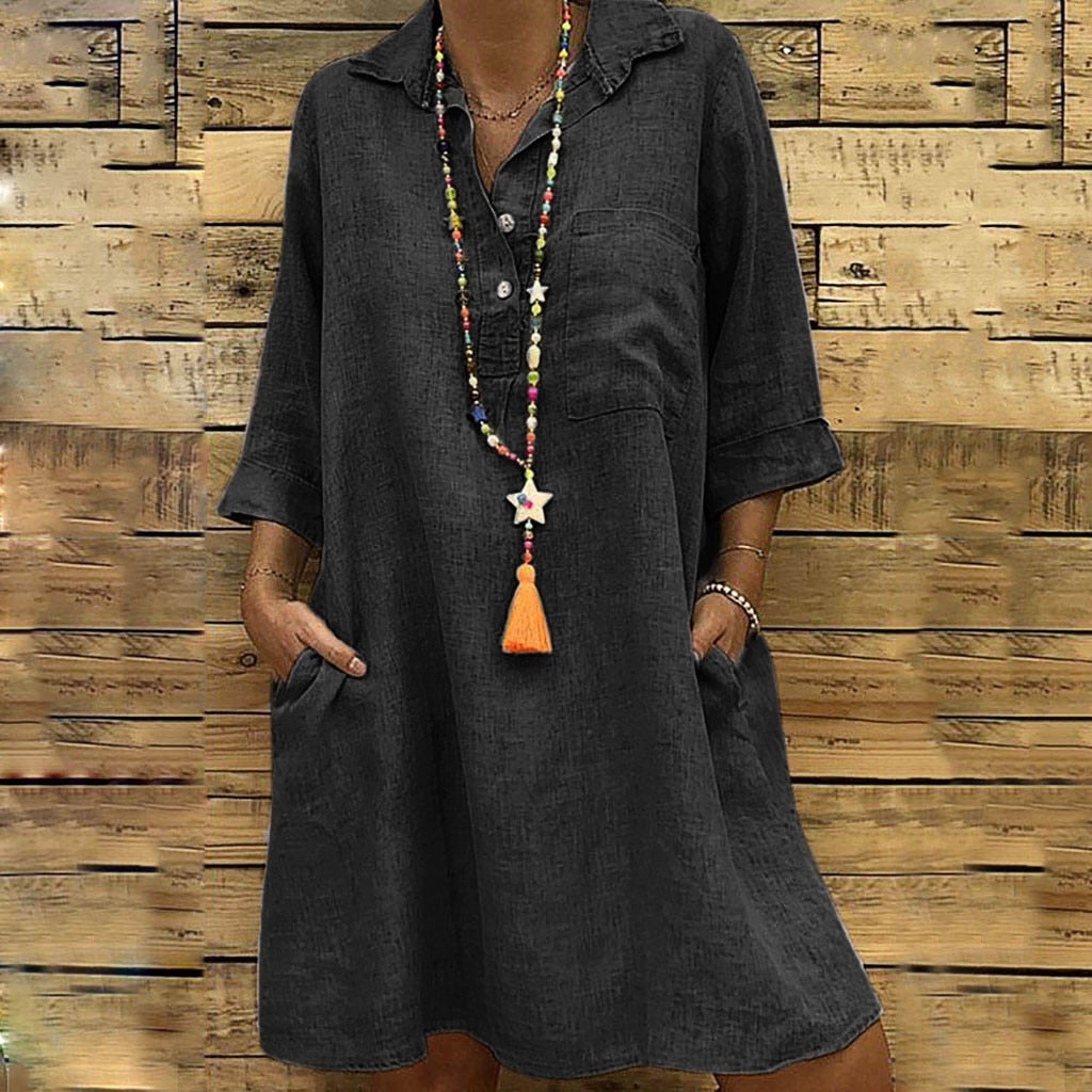 LM | Casual blouse dress