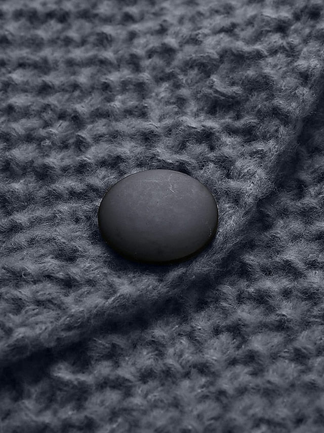 TS | Cardigan with hood in chunky knit