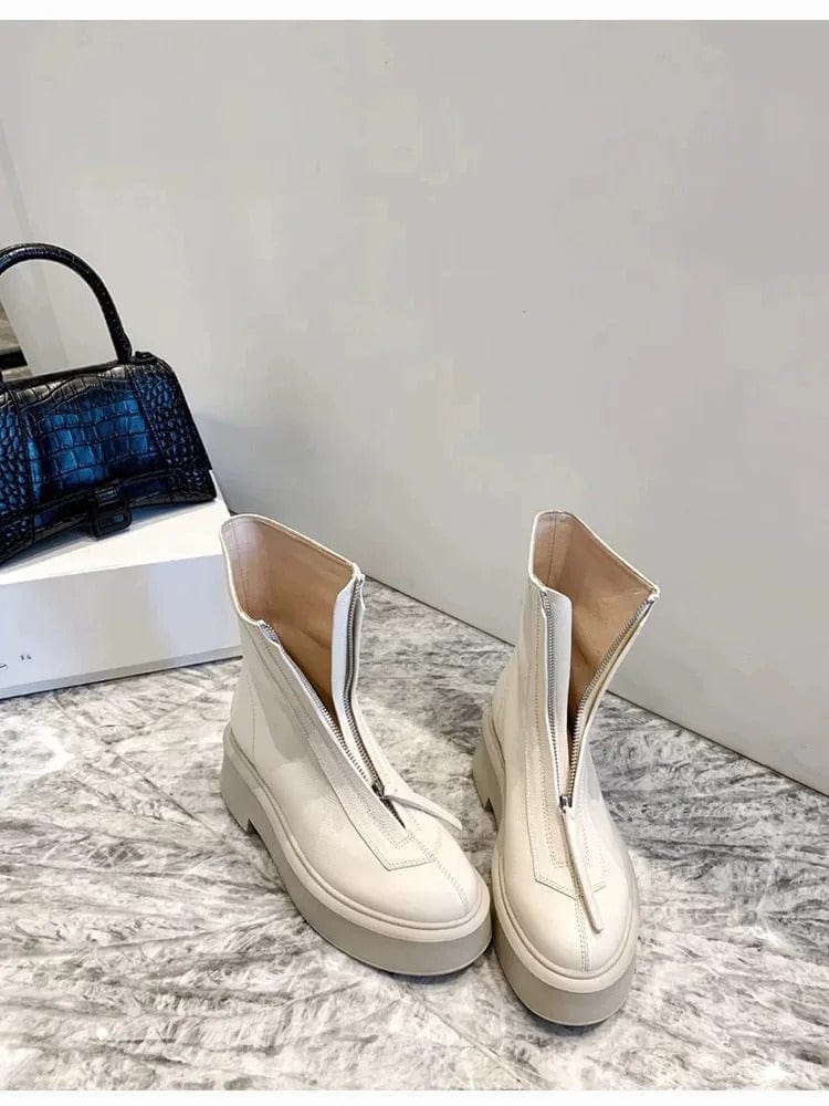 LM | Leather ankle boots