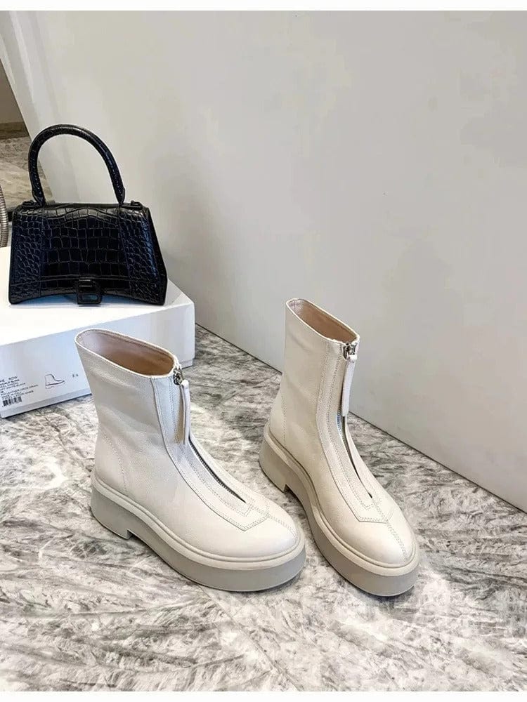 LM | Leather ankle boots