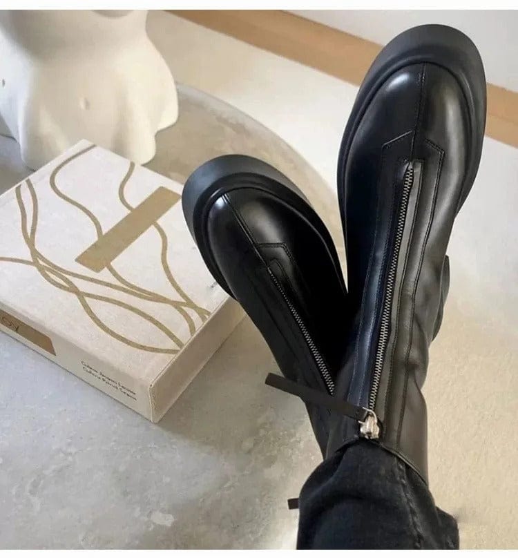 LM | Leather ankle boots
