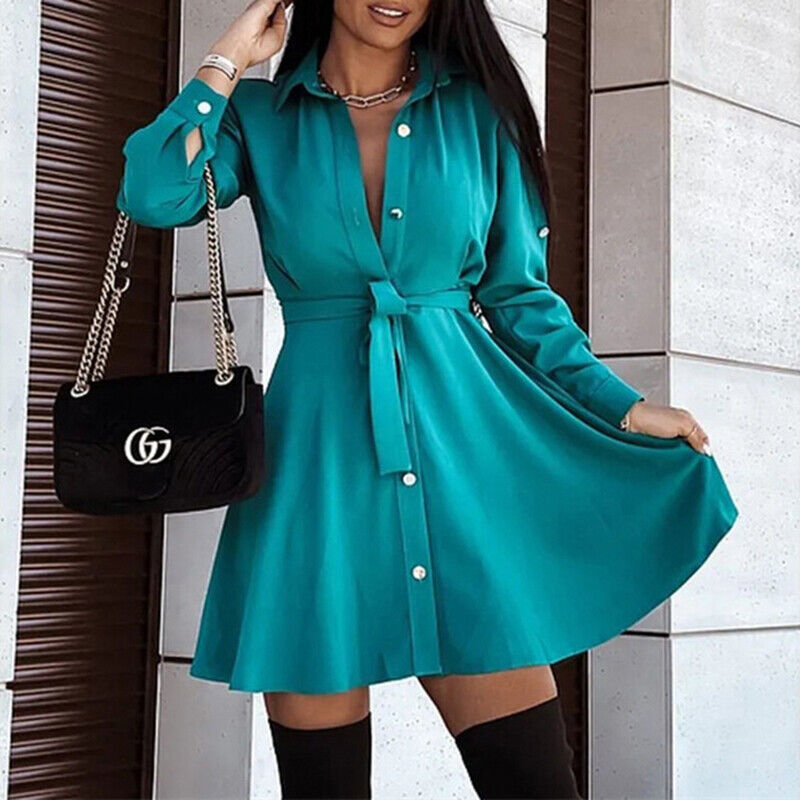 LM | Mini dress with belt