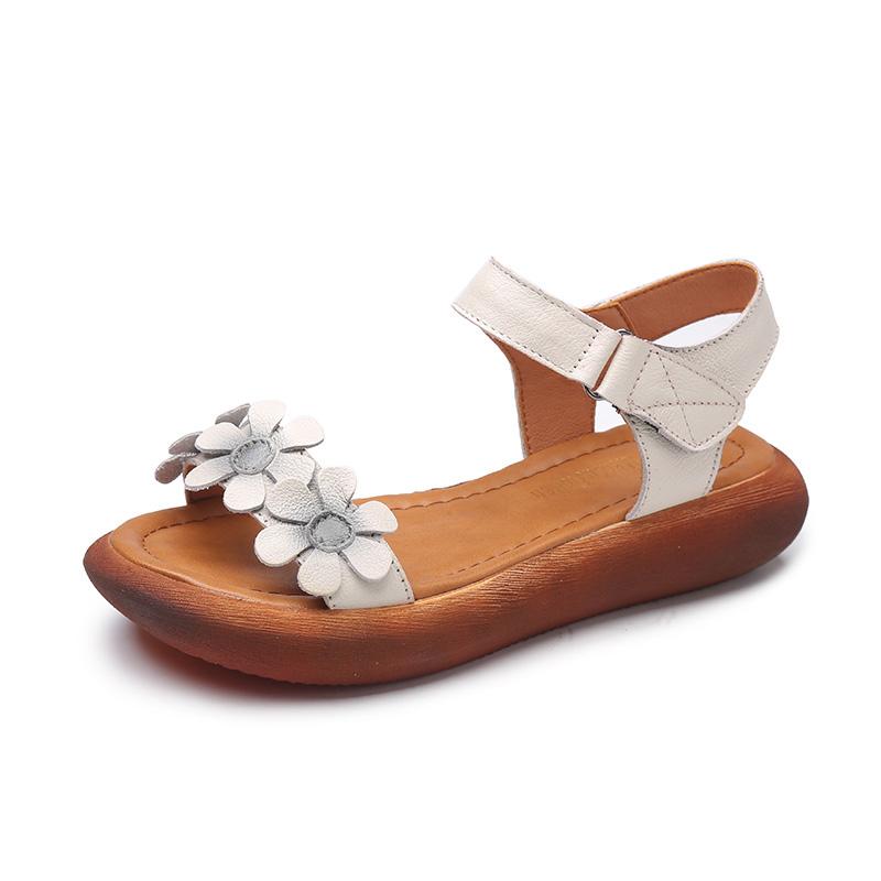 LD | Vrouwen Gesp Band Bloemen Sandalen