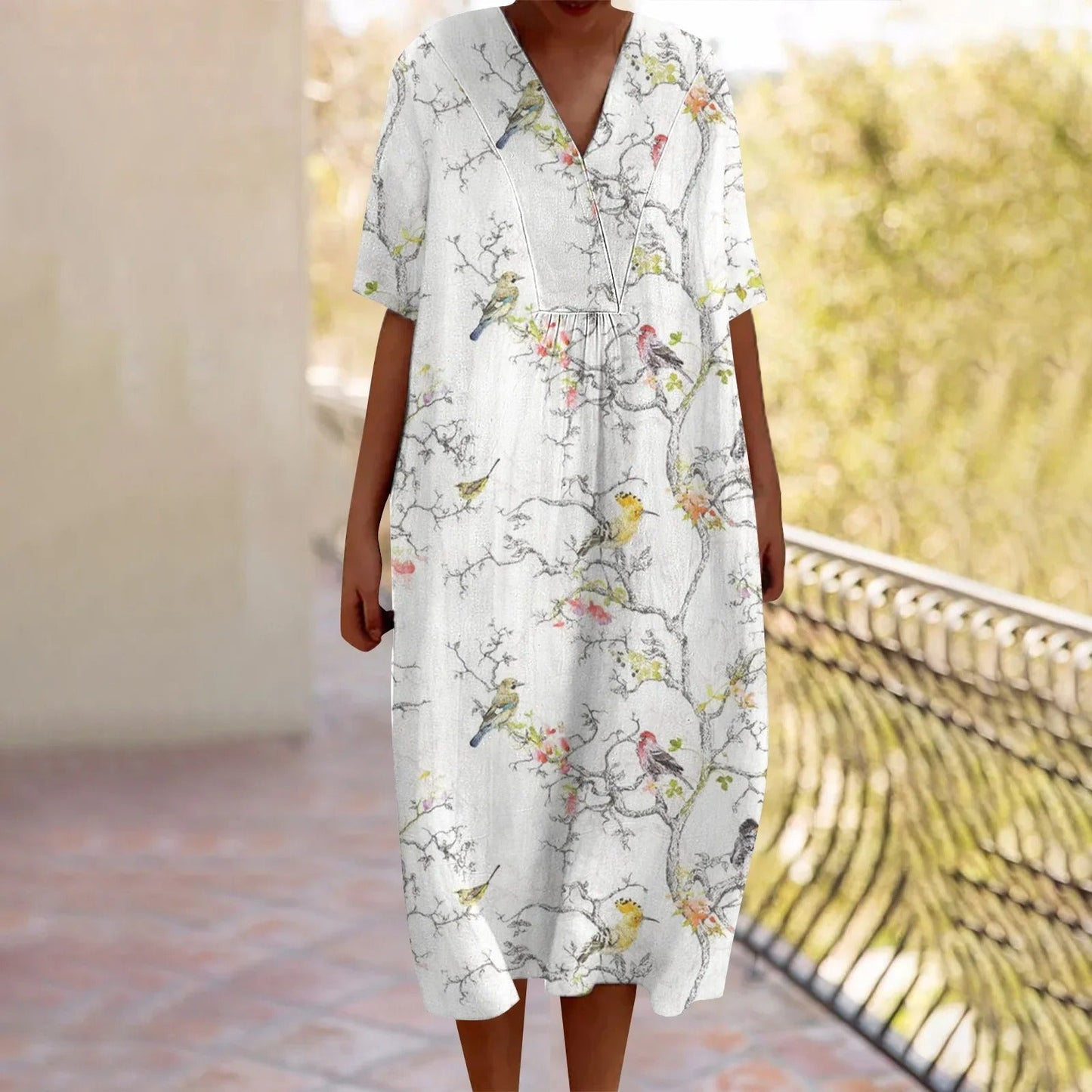 LM | Maxi dress with floral pattern