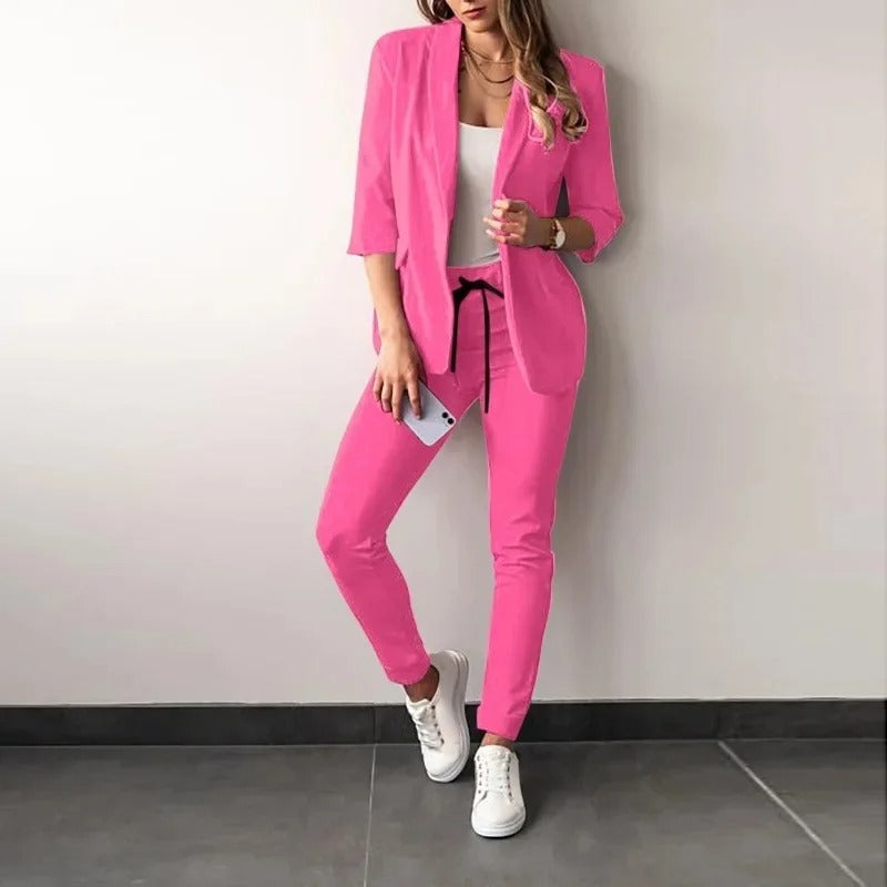 LM | Two-piece blazer suit set