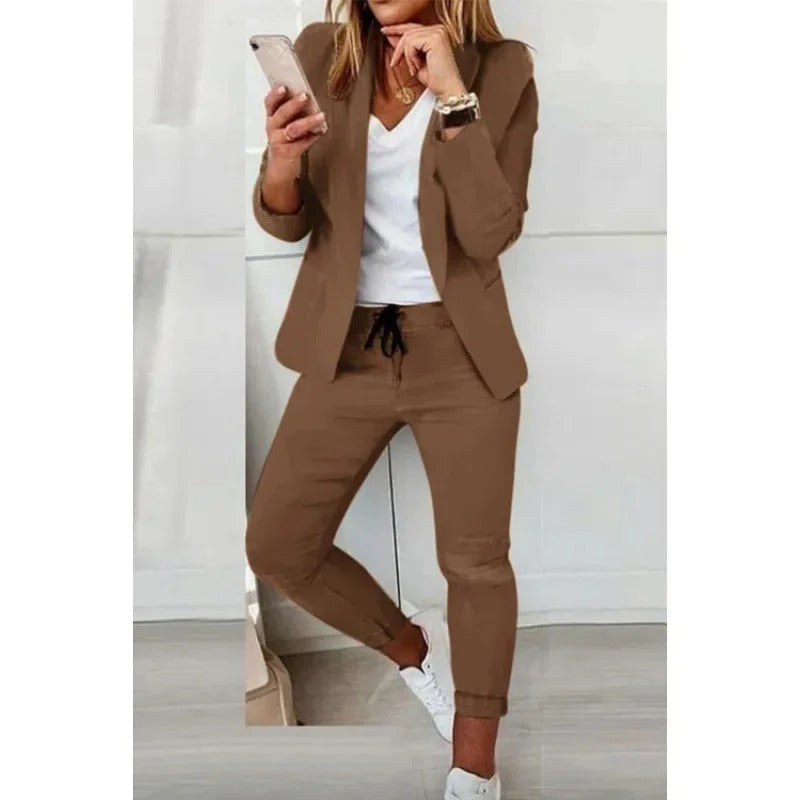 LM | Two-piece blazer suit set