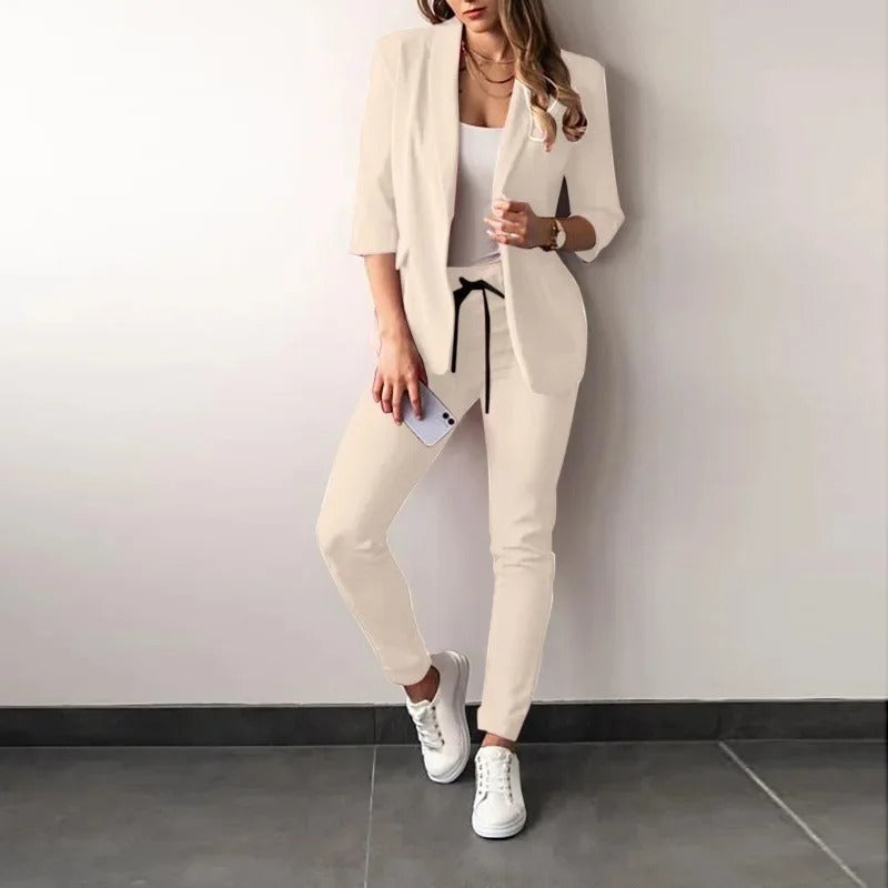 LM | Two-piece blazer suit set